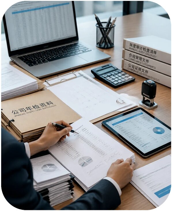 Ежегодное корпоративное обслуживание компаний в Китае